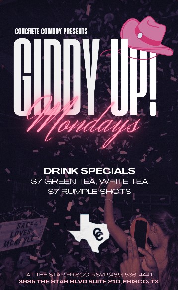 Giddy Up Mondays